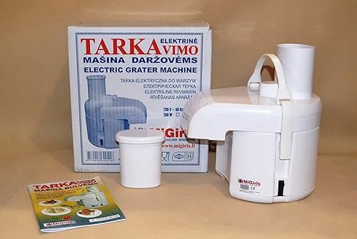 MIGIRIS Robot Culinaire | Râpes électriques pour pommes de terre et autres fruits et légumes | 80 kg par heure | Appareil de cuisine électrique 250W - Nail Gallerys