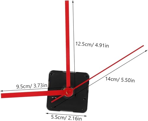 Didiseaon Lot De 2 D'Horloge À Quartz Mécanisme De Numérotation Silencieux Remplacement Professionnel Horloge D'Intérieur Argentée Pièces D'Horloge Composants - Nail Gallerys
