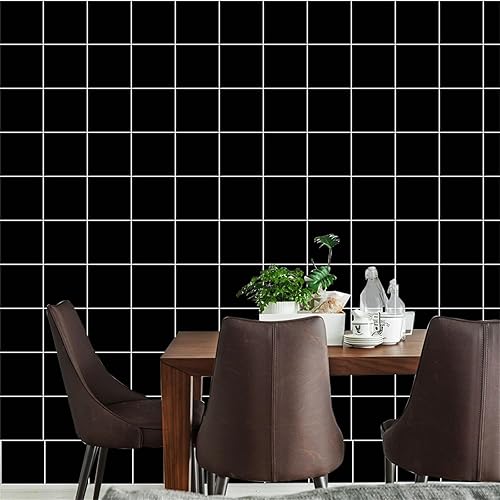 DOTBUY-SHOP Autocollant Carrelage pour Cuisine Salle de Bain, Autocollant Carreaux 15x15cm Auto-Adhésif Stickers Carrelage Résistant à la Chaleur Stickers Carreaux (Blanc,48 PCS) - Nail Gallerys