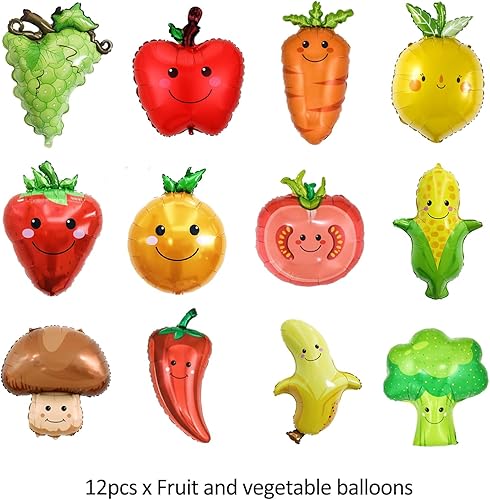 Finypa Ballons en aluminium à l'hélium pour fête d'été, mariage, fête prénatale - 12 styles - 12 styles - Nail Gallerys