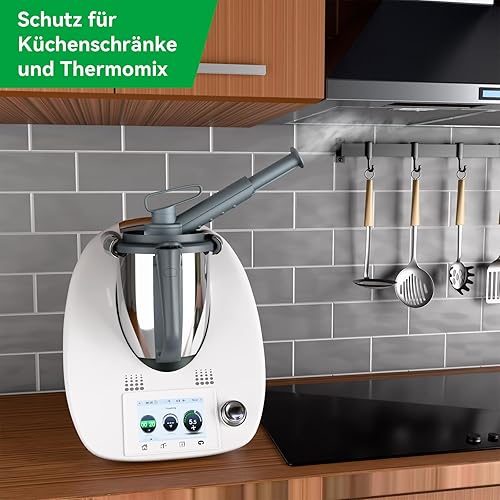 KULACO Conducteur de vapeur pour Thermomix TM6, TM5, TM31, TM21, pour protéger les armoires suspendues, déflecteur de vapeur sans BPA, dérivation de vapeur, accessoires de cuisine pour Vorwerk TM-5 TM - Nail Gallerys