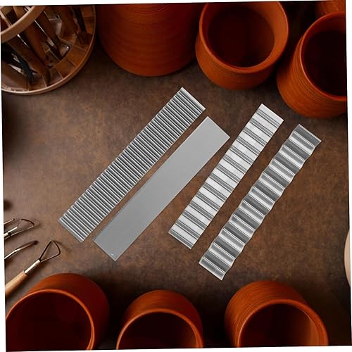 JEWEDECO Lot De 5 Couteaux Ondulés Pour Sculpture D'Argile, Outil De Sculpture En Céramique, Outils De Sculpture, Outil De Mise En Forme D'Argile, Outils De Poterie Souple, Outil De - Nail Gallerys