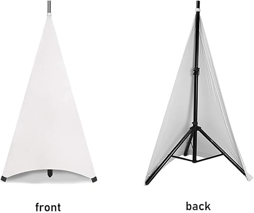 Kissmii Lot de 2 caches universels pour haut-parleur DJ - Trépied double côté - Matériau extensible - Nail Gallerys