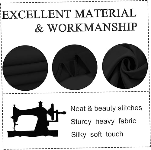 SMELEYOU Rideau Occultant Court Rideau Occultant Noir Rideaux De Café Pelmets pour Windows 45x145cm Black Out Rideaux Courts Valignons De Camarade Rideaux Cuisine Petit Rideau Placard - Nail Gallerys