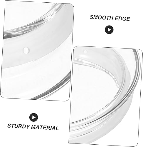 BEBEMOKO Lot de 2 couvercles de carafe d'eau en verre de rechange pour bouteille d'eau - Couvercle étanche - Nail Gallerys