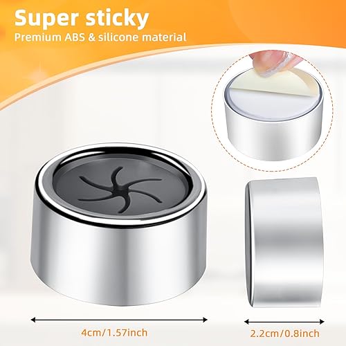 Alyvisun Lot de 6 Porte Torchons, Crochet Torchon Cuisine, Accroche Torchon Ronds pour Cuisine, Salle de Bain et Maison, Accroche Serviette Cuisine, Porte Serviette Cuisine Sans Percage - Nail Gallerys