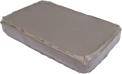 Rayher Terre glaise durcissant à l'air, 1 kg de pâte à modeler, gris, 3450125 - Nail Gallerys