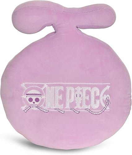 Elbenwald One Piece Coussin fruit du diable au design Mera Mera - 35 x 36,5 x 9,5 cm - Pour fans d'anime - Unisexe - Jaune - Nail Gallerys