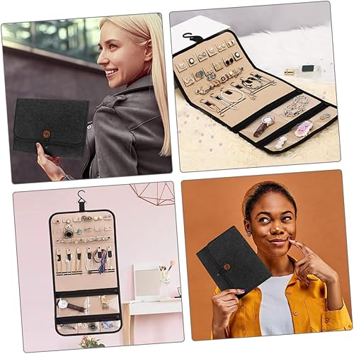 ABOOFAN Organisateur De Bijoux Suspendu à Bijoux Portable Pour Colliers Boucles Oreilles Et Bracelets Rangement Et Économiseur Espace Pour Voyage Et Maison - Nail Gallerys