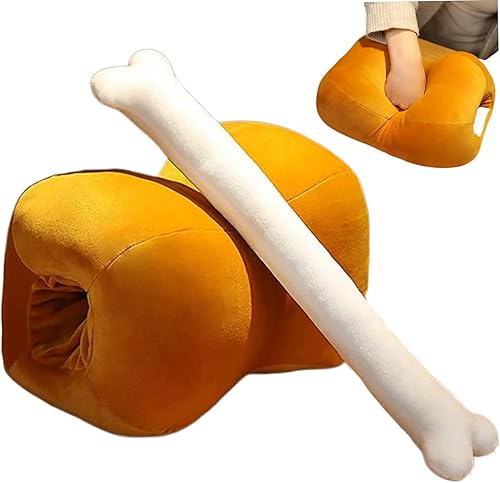 Lawnrden Oreiller en os Doux Coussin en Peluche 3D Coussin de Dessins à la Main pour l'après-midi Sleeping Home Office décor, oreillers Amusants | - Nail Gallerys