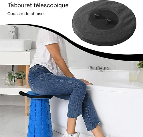 Wpsagek Coussin de tabouret rond, housses de tabouret rondes, Coussins de chaise couvrent le coussin de tabouret, Coussin de chaise avec sangle élastique, coussin rond de tabouret imperméable, coussin - Nail Gallerys