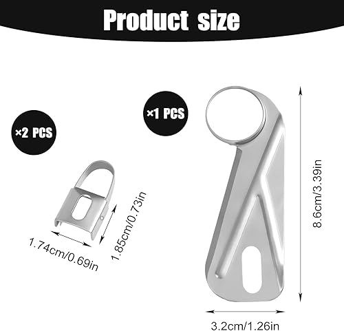3pcs Acier Inoxydable Lames de Remplacement pour Éplucheur Pommes - 2pcs Universelles et 1pcs de Tranchage et Retrait du Noyau - Avec Boîte de Rangement pour Cuisine - Nail Gallerys
