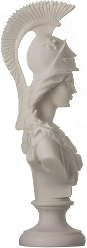 BeautifulGreekStatues Athena Pallas Sculpture Buste Minerva déesse grecque ancienne Albâtre 20 cm - Nail Gallerys