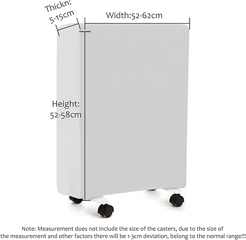 Highdi Housse Anti-poussière for Radiateurs Électriques, Housse de Protection for Radiateur Rempli d'huile Couvertures de Radiateur à Vapeur Housse en Tissu Élastique (52-58cm,Turquoise) - Nail Gallerys