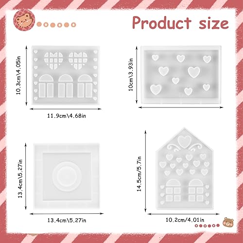 Moules en Silicone 3D Pour la Maison, les Bougies et la Fête des Mères, Noël - Nail Gallerys