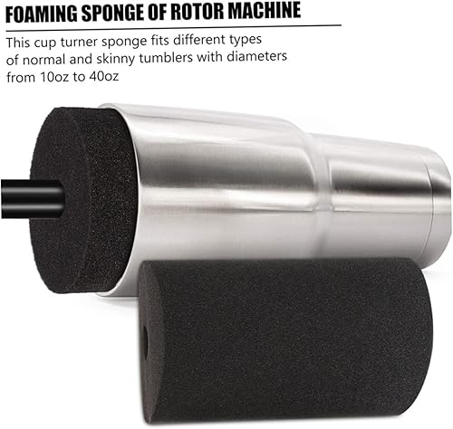 EXCEART Accessoires De Voyage Gobelet Éponge Cylindrique 8 Pièces pour Faire Tourner Le Cylindre Outils De Plomberie - Nail Gallerys