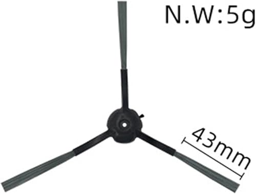 Kit d'accessoires de balayeuse compatible avec Vactidy Nimble T7 T8 robot aspirateur pièces de rechange, brosse principale/brosse latérale/filtre/chiffon de nettoyage (lot de 1, 9 pièces) - Nail Gallerys