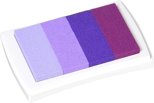 Encre VERSACRAFT 4 couleurs opaques teintes violettes 95 x 65 mm. Tampon - Nail Gallerys