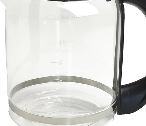 Domo Verseuse en verre universelle de 1,5 L pour machine à café standard et DO417KT, DO417KT-GK - Nail Gallerys