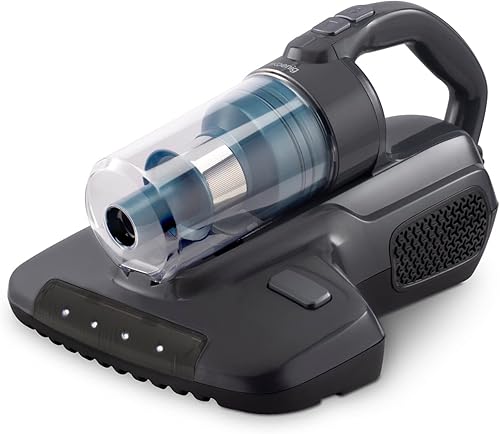 H.Koenig Aspirateur à Main Matelas & Textile UMAT40, Anti Acariens et Punaises de lit, Lampe UV, Battement, Canapé, Tissus, 400 W - Nail Gallerys
