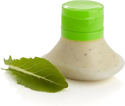 Squeeze Bouteilles de vinaigrette à salade portable Petite boîte d'approvisionnement pour sauce Récipient à vinaigrette avec couvercle Facile à utiliser - Nail Gallerys