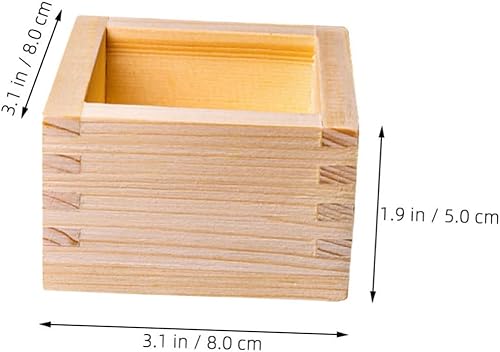 Cabilock Petit Récipient À Gâteau Porte-Gobelet À Saké Récipient À Saké pour Bois - Nail Gallerys