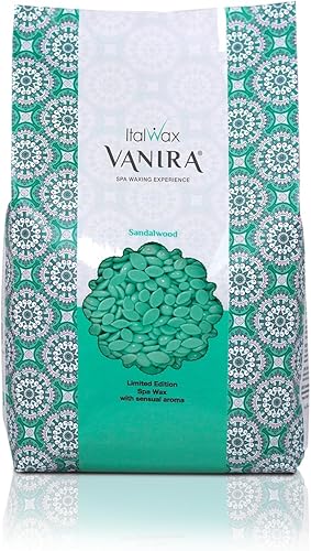 Italwax Vanira - 1kg - Cire pelable pour l'épilation procédure de SPA - Formule sans colophane idéale pour les peaux sensibles - Arôme de lavande - Nail Gallerys