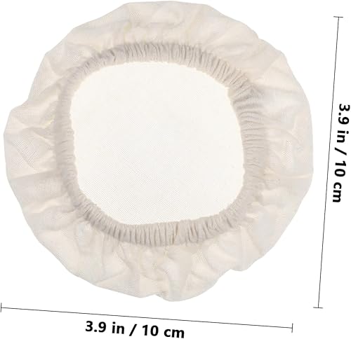 OUNONA 5Pièces Couvercles Tissu Élastiques pour Pots de Démarrage Au Adaptés Aux Bocaux de Housses de Respirantes Protection Aération - Nail Gallerys