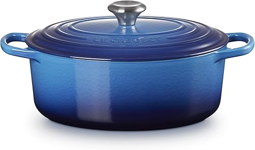LE CREUSET - Cocotte Oval 33 Azure 21178332202430 - Nail Gallerys
