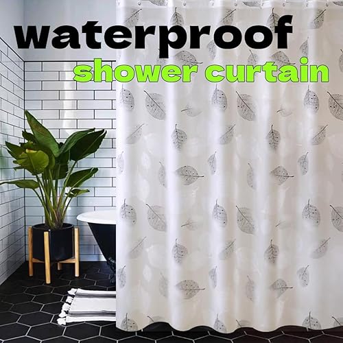 KLLJ Rideau de Douche Imperméable Anti-Moisissure en Polyester pour Baignoire et Salle de Bain - Nail Gallerys