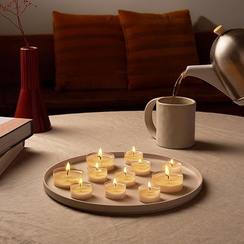 Bolsius - 18 Bougies Chauffe-Plat Parfumées – Sucre et Épices - Durée de Combustion de 3.5 Heures - Diamètre 38 mm - Extraits Naturels - Contient de la Cire Végétalienne - Sans Huile de Palme - Nail Gallerys