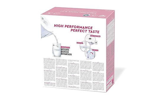 BWT Carafe filtrante Aqualizer blanche 2.7 L – Réduit le Calcaire, le Chlore et les Impuretés et Enrichit en Magnésium – 1 Cartouche Incluse - Nail Gallerys