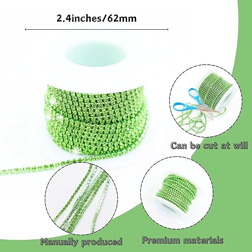 PEARLY JUN 9.14M La Couleur Violette SS6 Chaîne de Strass Chaussures, Rouleau de Strass Ruban en Cristal Bouquet, Décoration, Vêtements, Couvre-Chefs de Mariage (ML00144) - Nail Gallerys