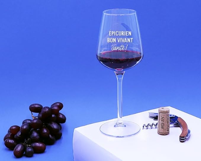 CADEAUX.COM - Verre à Vin Personnalisable pour Femme de 40 ans - Verre Vin Personnalisé - Message Personnalisable - Cadeau Anniversaire - Cadeau Femme - Nail Gallerys