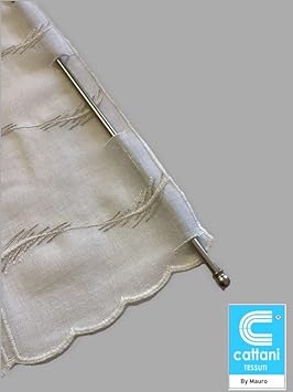 mauro Brise bise Vitrages Petits voilages - Largeur cm 45-60 - 88 - L*H 45x160 cm - Nail Gallerys