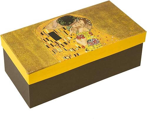 Queen Isabell Lot de 2 tasses à café 250 ml avec cuillère pour deux Pérons Le Baiser de Gustav Klimt Idée cadeau en porcelaine - Nail Gallerys