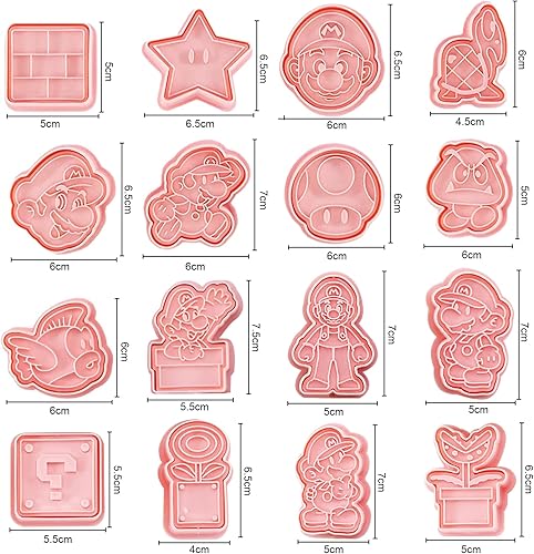 BouGPeng 16 Pièce Emporte Pièce Enfants 3D Dessin Animé Moule à Biscuit en Plastique Moule Animaux Cookie Cartoon Cookie Cutter pour Décoration de Biscuits Fondant Pâtisserie - Nail Gallerys