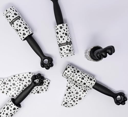Korbond Rouleau Anti-Peluches et Recharge pour Animaux de Compagnie – Un Rouleau Anti-Peluches et Deux têtes de Rechange – 99 Feuilles adhésives – Feuilles adhésives parfumées aux Agrumes pour Une - Nail Gallerys
