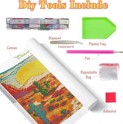 5D Bricolage Branches Birds Kits de Peinture Diamant Adulte,Round Diamond Painting Complet pour Adulte Enfant,Point de Croix Cristal painting Pour Murale Décor 20x20inch - Nail Gallerys