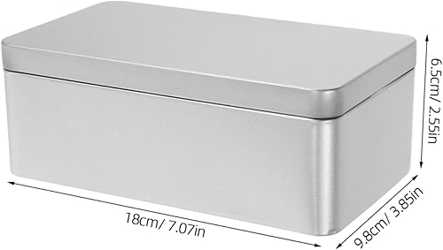 Ciieeo Boîte De Rangement Élégante En Fer – Boîte Décorative Avec Couvercle Magnétique 18 X 9 8 X 6 5 Cm Polyvalente Pour Bonbons Biscuits Bijoux Et Thé - Nail Gallerys