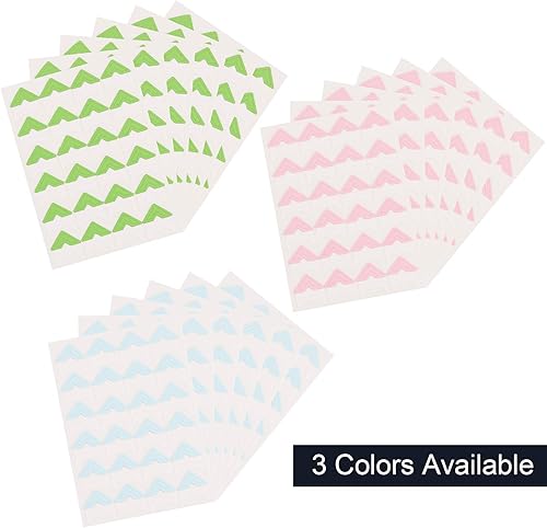 Kinstecks 18 Feuilles Coins Photo 432 Pièces Autocollants Autocollants Coin Photo Frame Cadre Corners Papier Photo Autocollant pour DIY Album Album Photo Journal Personnel - Nail Gallerys
