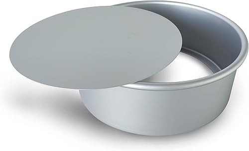 Guardini, Moule à gâteau lisse avec fond amovible Ø 20 cm, Revêtement sans PFAS, Adapté à un usage intensif, Aluminium recyclé anodisé, Argent, Fabriqué en Italie, Ligne Professional - Nail Gallerys