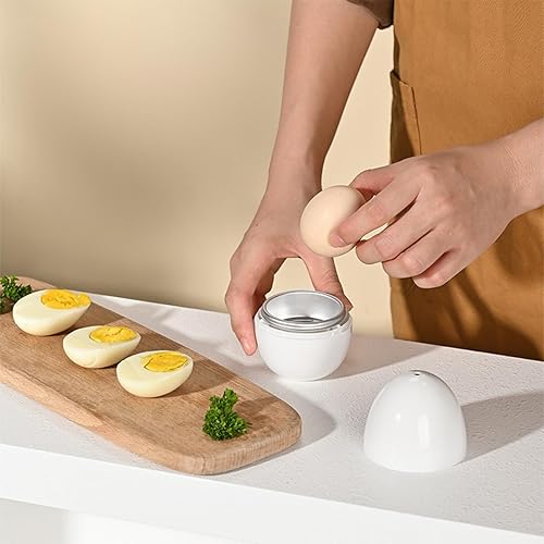 Cuiseur À Œufs À La Coque, Cuiseur À Œufs En Aluminium, Machine À Œufs Durs Et Souples, Chaudière À Œufs Au Micro-ondes Gadget De Cuisine Pour Ébullition Rapid (9x7cm) - Nail Gallerys