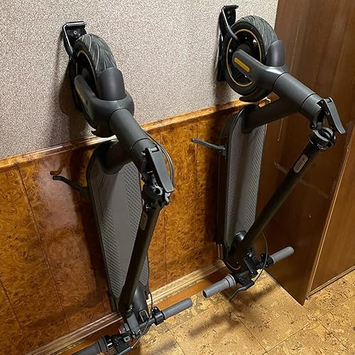 Domybest Support Mural pour Trottinette électrique Support Mural pour Vélo Porte-vélo Mural avec Vis Crochet Mural Suspendu Présentoir pour Scooter Électrique M365 Pro 2 Kugoo M4 - Nail Gallerys