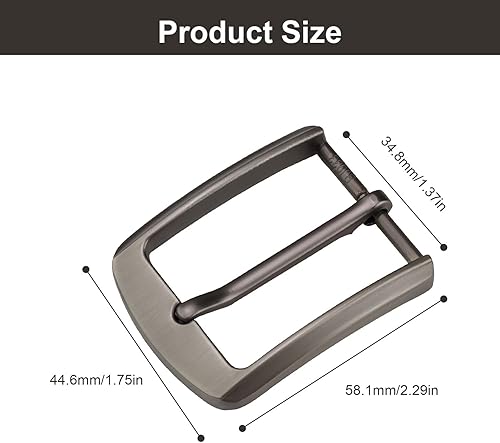 LWLWA Boucle de Ceinture Alliage de Zinc, Boucle Ceinture Homme Simple, Ceinture pour Boucle Amovible Poli, Décoration Vintage, pour Bandoulières de Sac à Main, Ceintures - Nail Gallerys