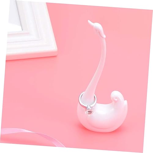 PACKOVE 2pièces Support De Bijoux Élégant Éléphant Cygne Organisateur De Bagues Et Étagère Décorative Pour Maison Anniversaires Mariages Et Fêtes - Nail Gallerys