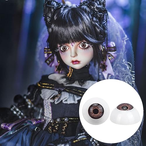 PH PandaHall 20 Ensembles 22mm Boules Oculaires Artisanaux, Globes Oculaires en Plastique Réalistes Globes Yeux Effrayants Décoration d'halloween pour Artisanale Décoration de Fête Décor d'horreur - Nail Gallerys