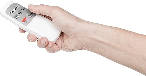 Bestron Ventilateur mural avec télécommande, 7,5 h d'utilisation en continu max., Hauteur : 50 cm, Ø 40 cm, 45 W, Blanc - Nail Gallerys