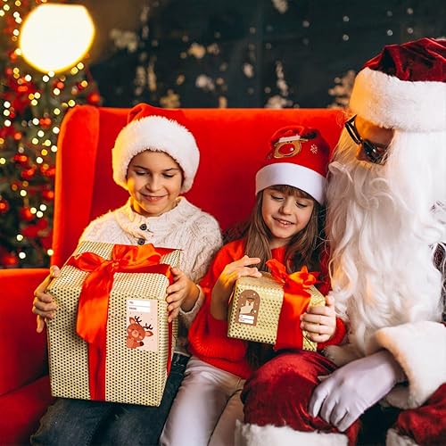 Etiquettes de Noel, 137Pcs Etiquette Autocollant Noel, Etiquette Cadeau de Noel, D'autocollants D'etiquettes de Noel, Etiquettes Autocollantes Cadeau, pour Boites-cadeaux Cartes de V?ux Sacs Enveloppe - Nail Gallerys