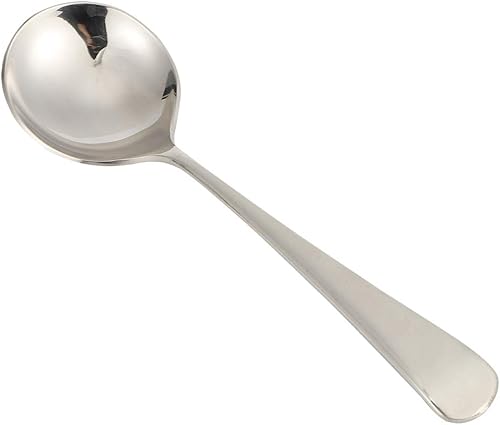 Cuillères rondes polyvalentes 5pcs cuillère de service de nourriture exquise pour le riz pour la maison(Stainless steel) - Nail Gallerys